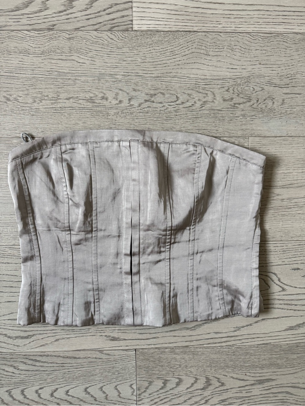 Antonio Marras gray silk garment label detail